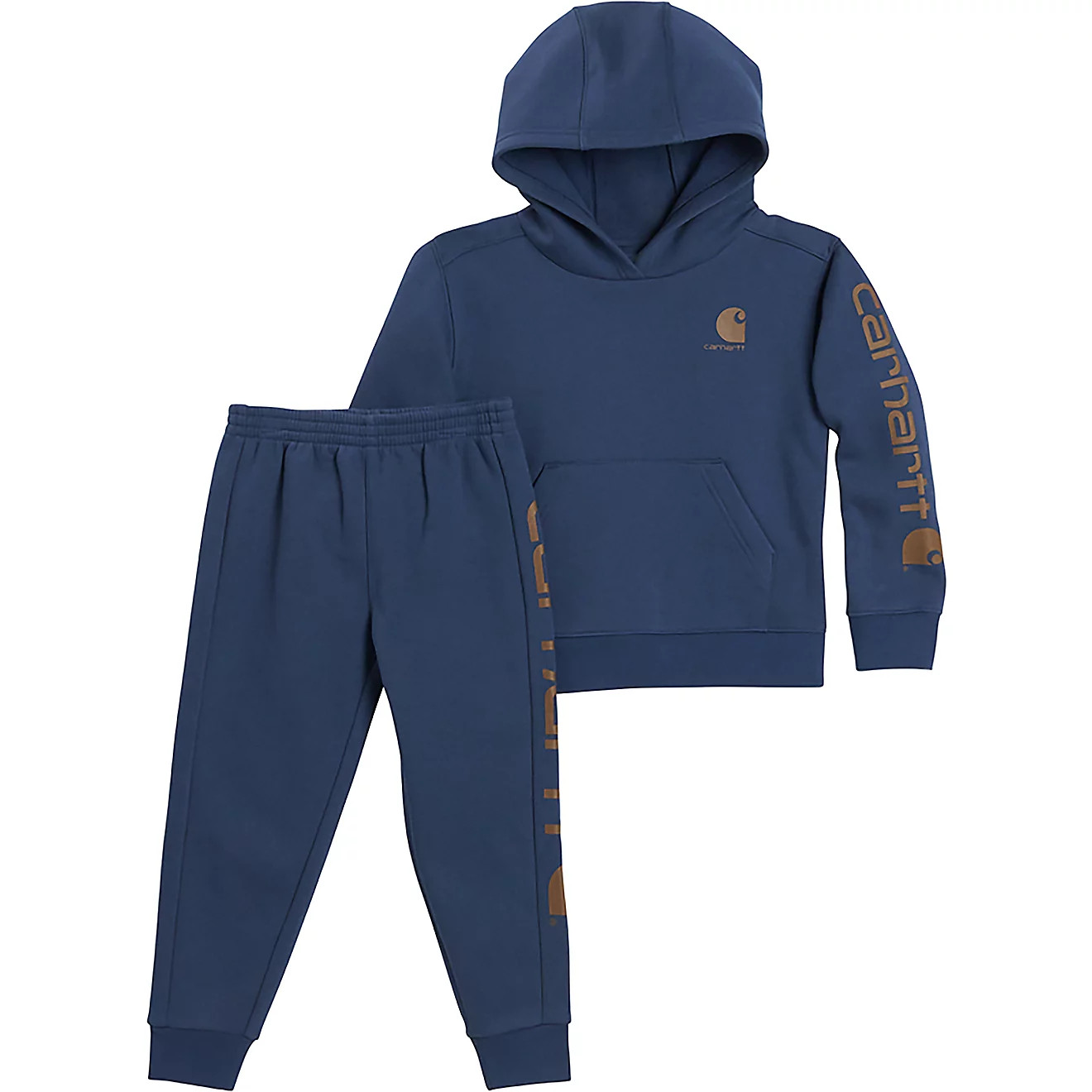 Carhartt Toddler Boys' 2-Piece Long Sleeve Sweatshirt and Fleece Pants Set | Academy Sports + Outdoors