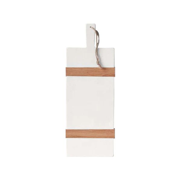 White Rectangle Mod Charcuterie Board, Small | Monika Hibbs Home