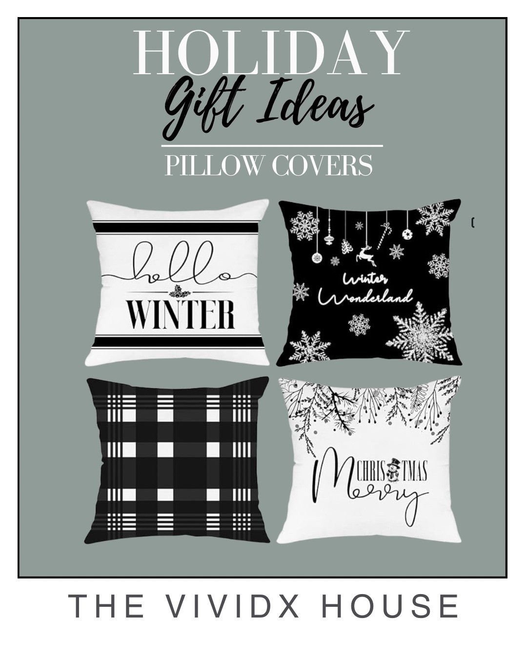 Black and white holiday pillows

#BlackAndWhite #ChristmasPillows

#LTKGiftGuide #LTKFindsUnder50 #LTKHoliday