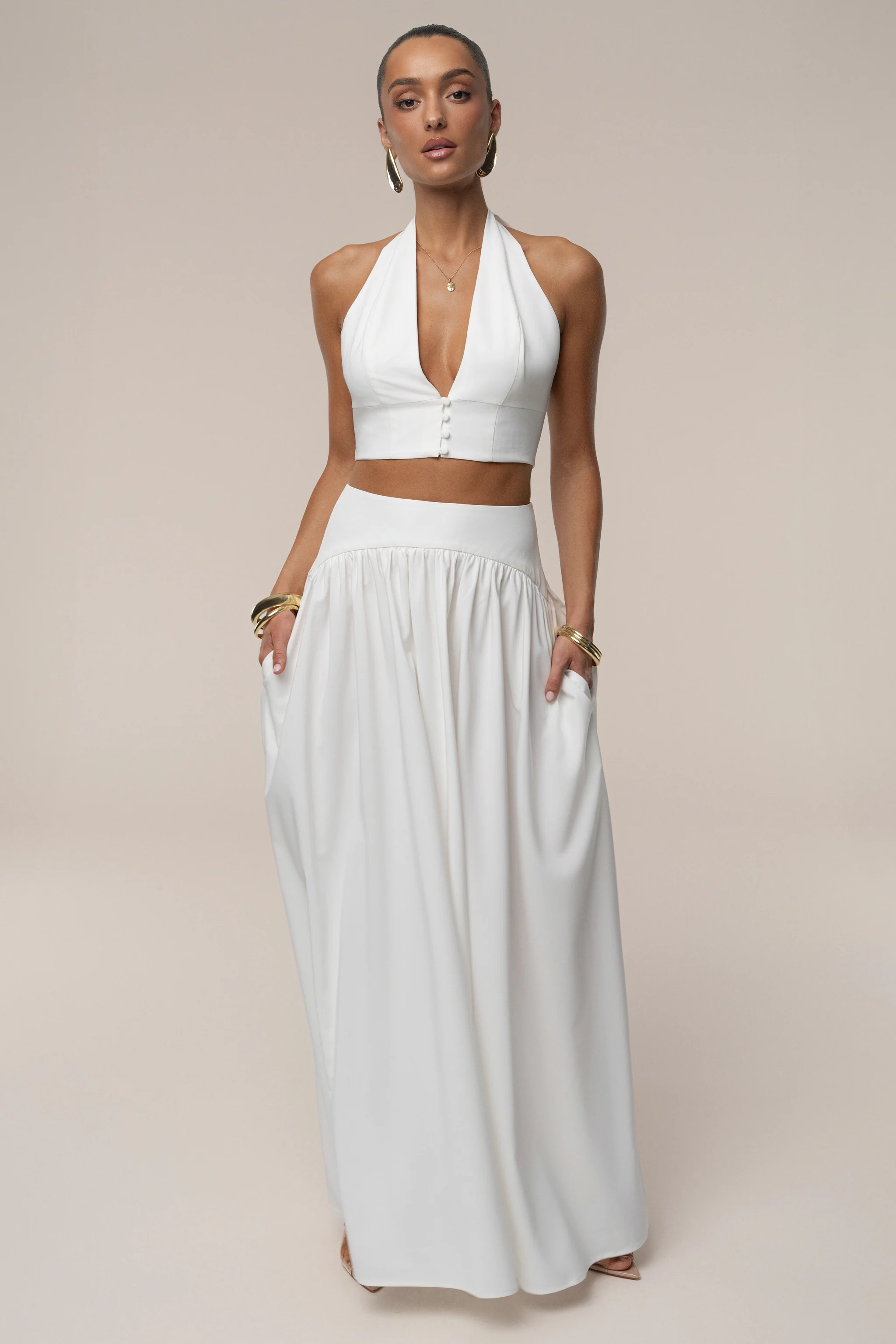 Ivory Haven Skirt Set | JLUXLABEL