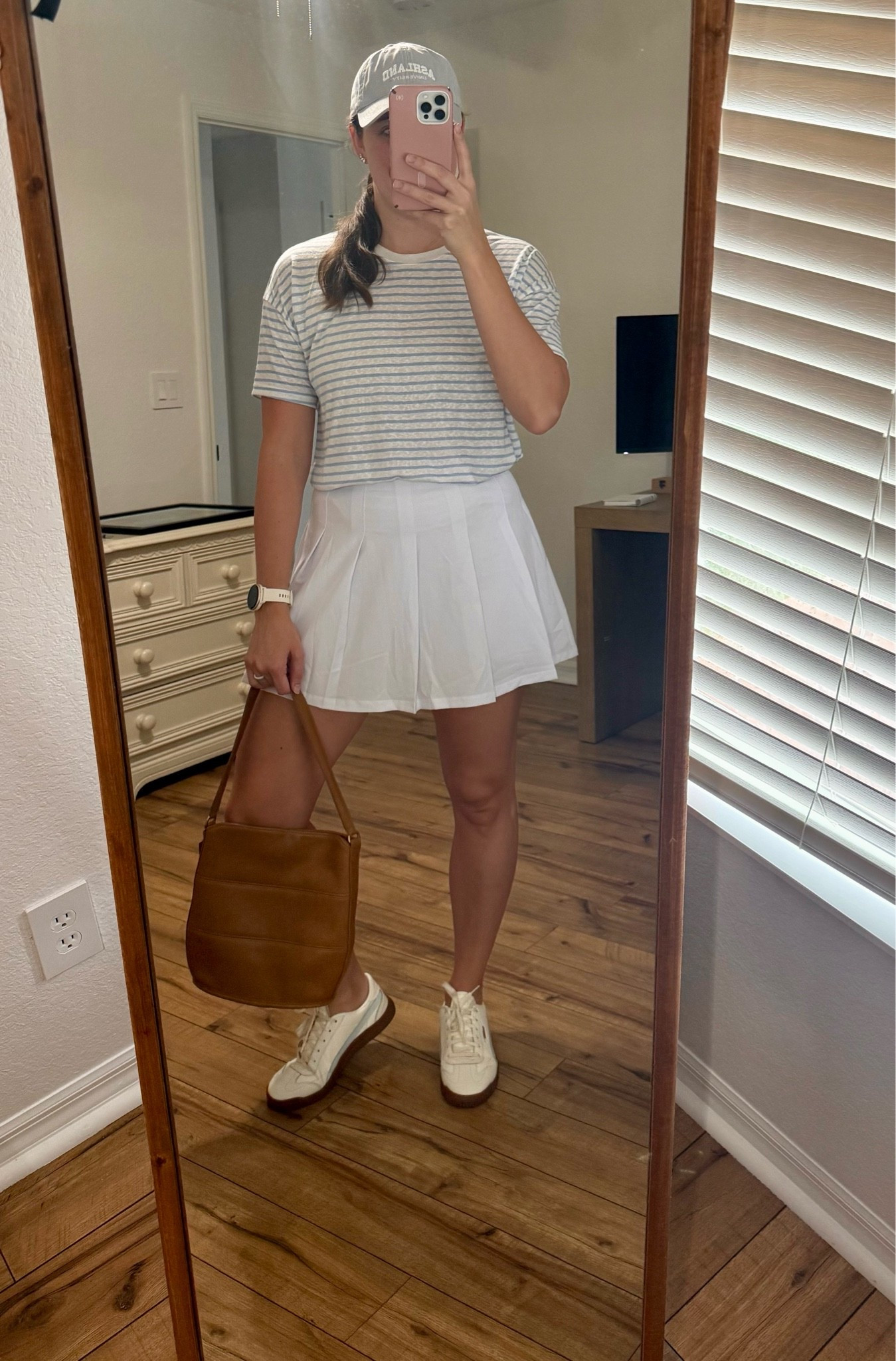 Today’s look powered by RBX active! I am obsessed with this tennis skirt and will be wearing this one forever! Both the top and Skirt fit true to size and are currently on sale! The pale blue and white def allows for a perfect look that can be accessorized with cute sneakers, handbags and hats! @RBX Active #ad #rbxactive

#LTKootd #LTKgrwm #LTKSaleAlert