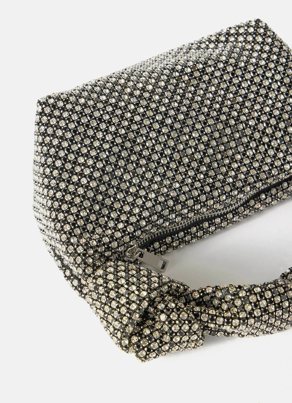 Kay Silver Diamante Grab Bag | Mint Velvet