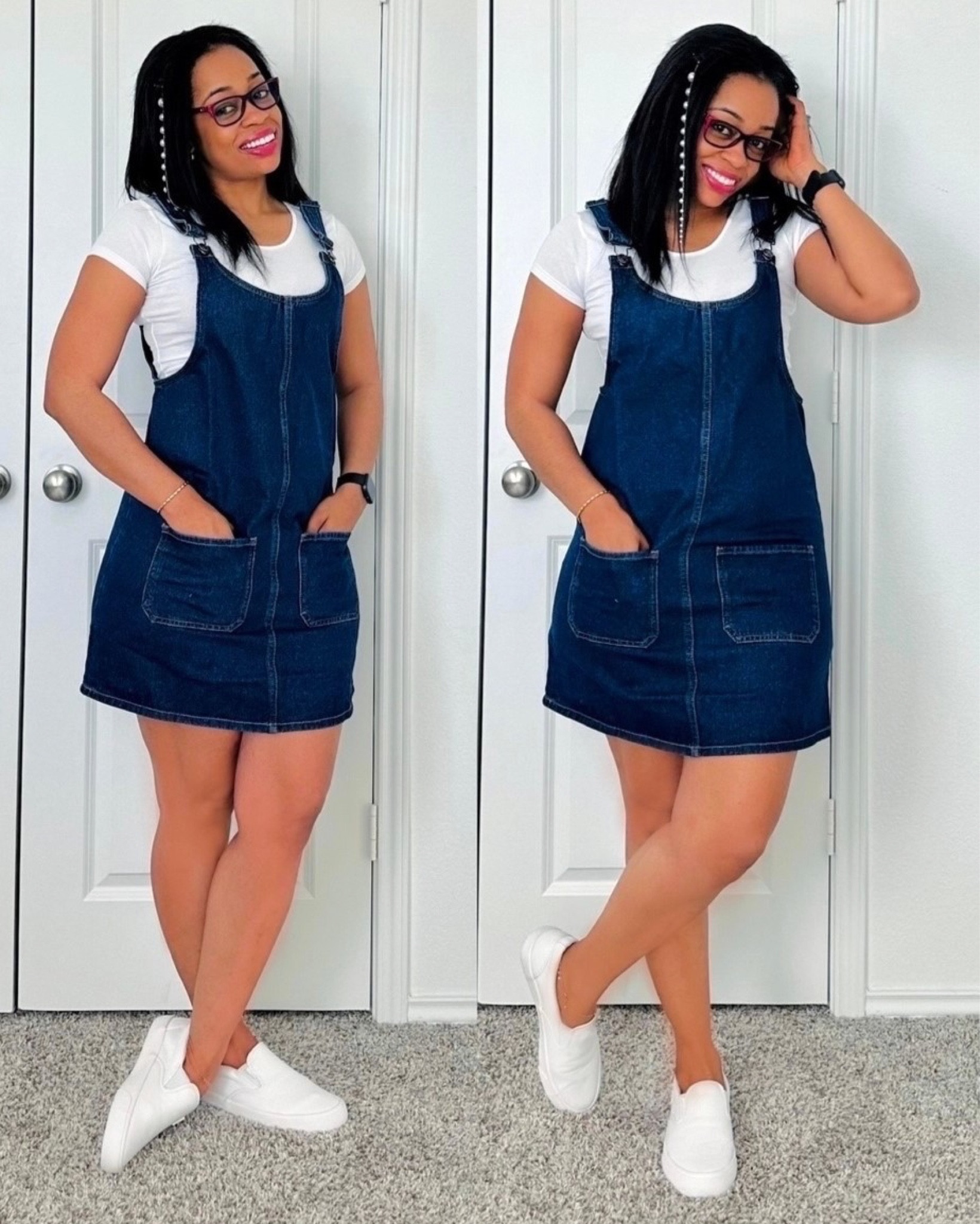 Denim and white! 

#LTKfindsunder50 #LTKSpringSale #LTKstyletip