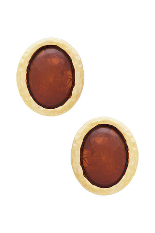 Heaven Mayhem Beverly Earrings in Brown & Gold from Revolve.com | Revolve Clothing (Global)