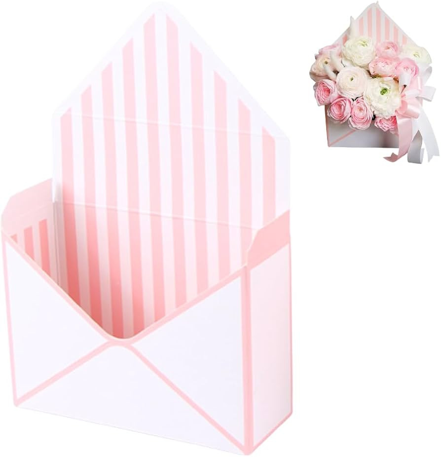 BBJ WRAPS Envelop Flower Wrapping Paper Box Florist Bouquet Packaging Boxes for Floral Arrangemen... | Amazon (US)