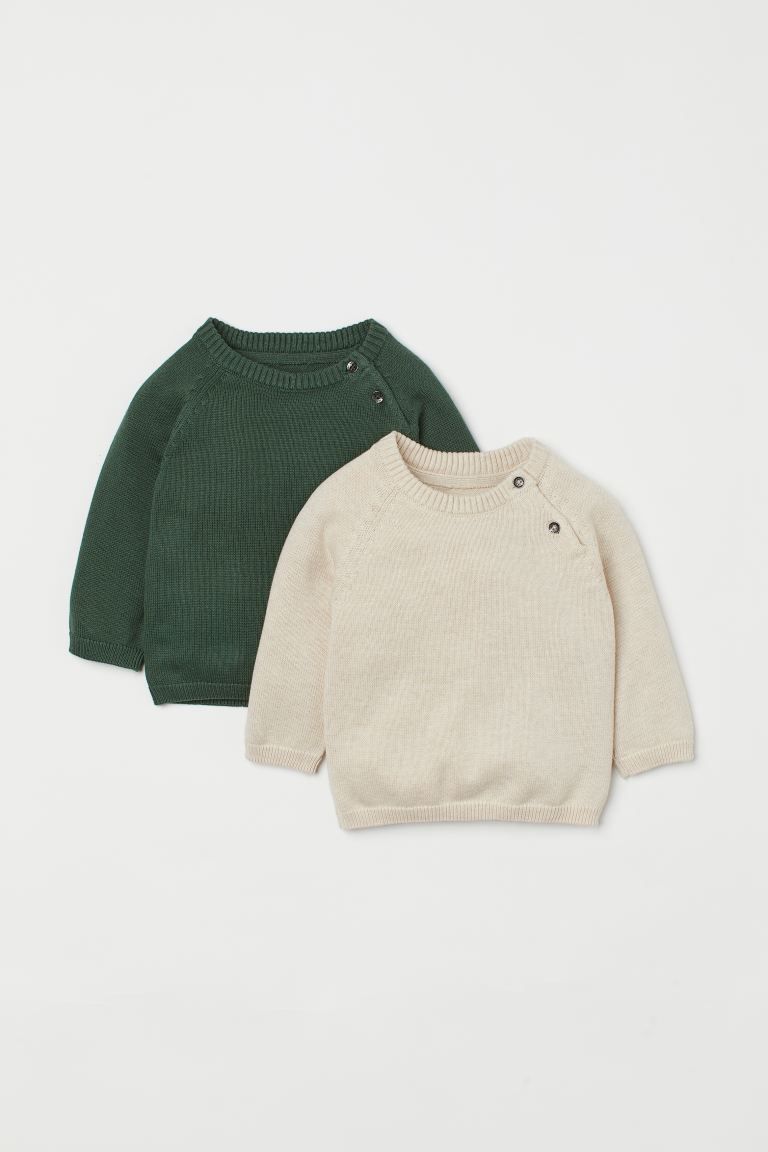 2-pack Fine-knit Sweaters | H&M (US + CA)