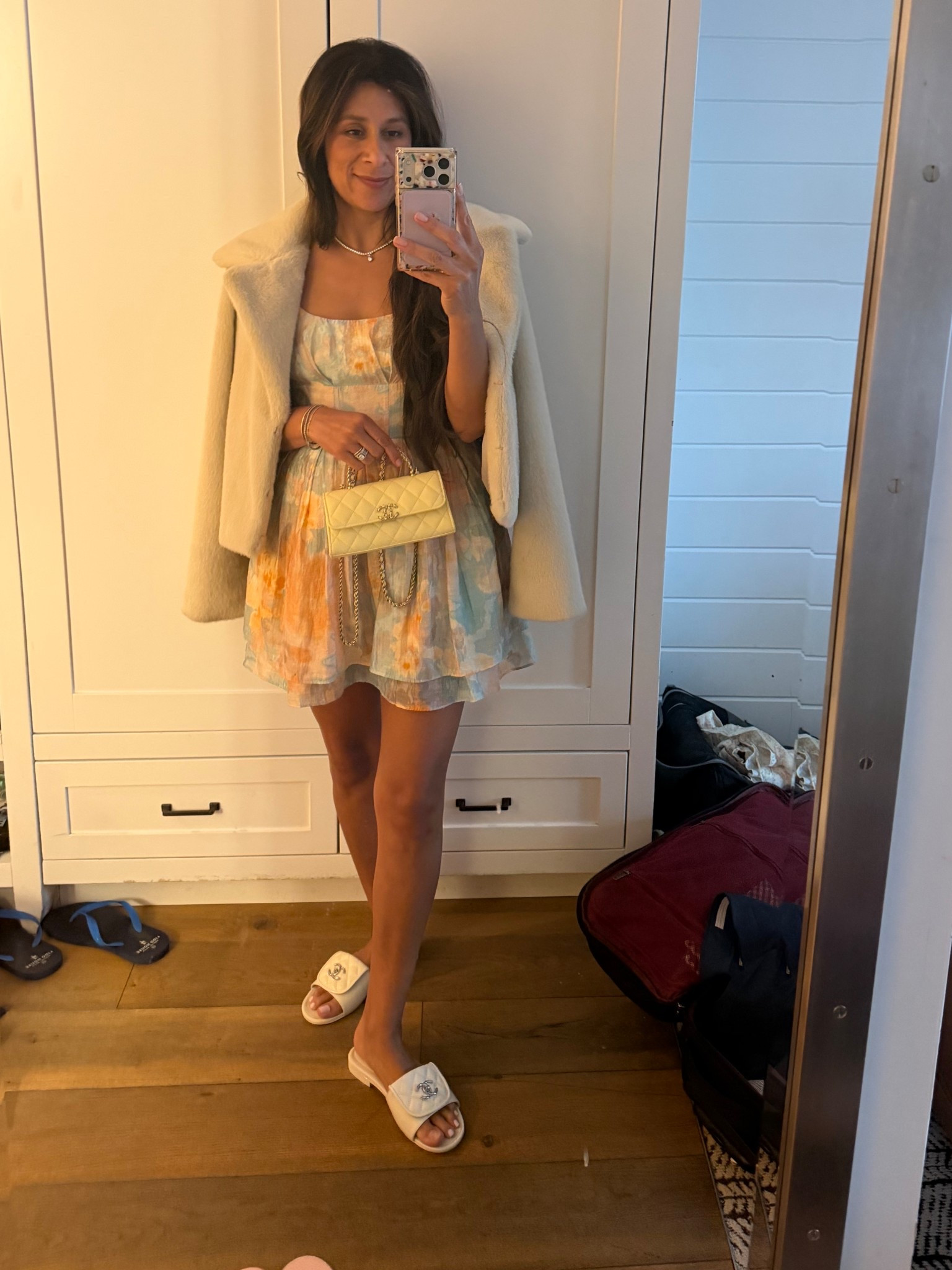 Spring Dress
Summer Dress 
Chanel 
Luxury Accessories 

#LTKSeasonal #LTKOver40 #LTKootd