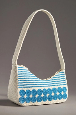 Asymmetric Beaded Shoulder Bag | Anthropologie (US)