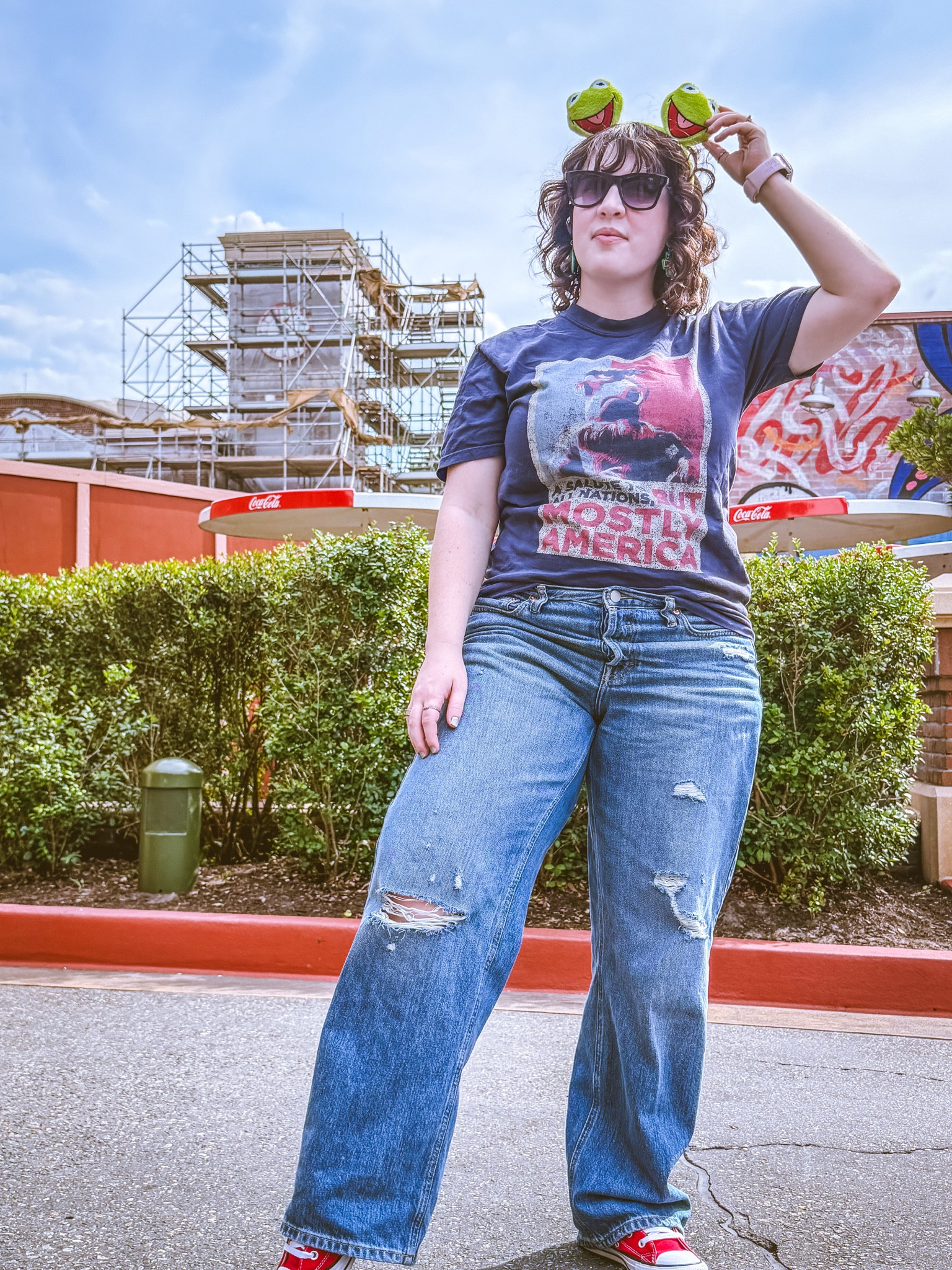 Over here still missing muppet courtyard 

#disneystyle 

#LTKootd