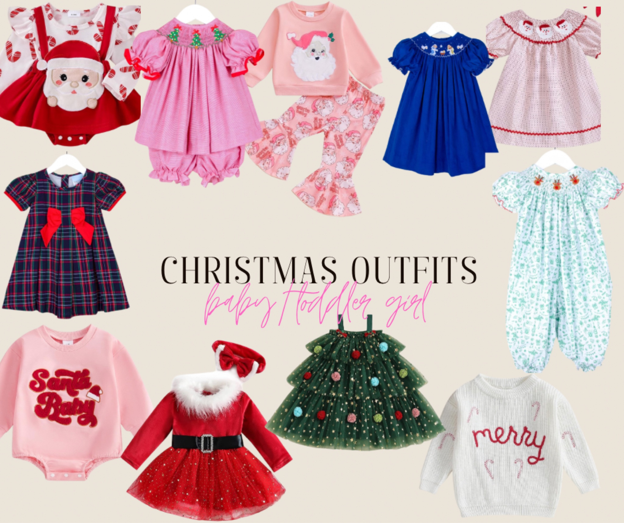 I’m swooning over these adorable baby girl/toddler Christmas outfits! So many absolutely precious festive outfits! Go grab them now 😍❤️💚🎄

#LTKBaby #LTKHoliday #LTKKids