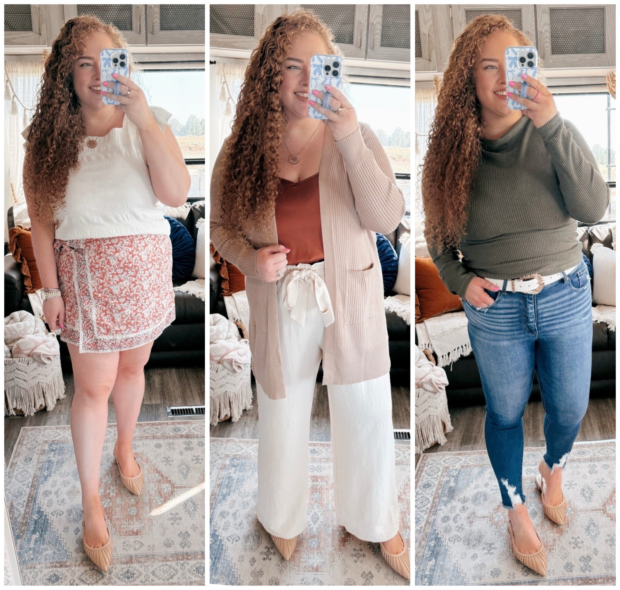 ✨ One pair, endless outfits ✨ These slingback flats are the ultimate closet chameleon 👀Perfect for work, weekends, and everything in between.👏amazon long sleeve top | amazon green long sleeve top | amazon fall top | fall outfit | flats | amazon flats | fall flats | sling back flats | neutral sling back flats | amazon fall outfit | casual fall outfit | amazon fall casual outfit | skinny jeans | curvy jeans | buckle jeans | amazon fashion | amazon finds | amazon look | amazon outfit | fall outfit | fall look | fall fashion | fall finds | fall outfit inspo | fall fashion inspo | fall 2025 | belt | amazon belt | cream belt | chic belt | dress pants | amazon dress pants | cream dress pants | cardigan | amazon cardigan | fall cardigan | orange tank top | amazon orange tank top | silky tank top | amazon silky tank top | cream blouse | amazon blouse | amazon cream blouse | wrap skirt | fall skirt | target skirt | fall outfits | fall outfit inspo | fall office outfit | fall date night outfit #LTKautumn

#LTKMidsize #LTKSaleAlert #LTKStyleTip