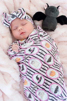 Personalized Halloween Swaddle | Galloween | Caden Lane