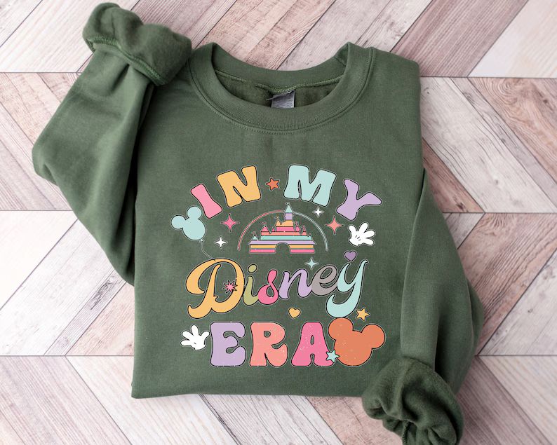 In My Disney Era Sweatshirt, Disney Trip, Colorful Sweatshirt, Disney Sweatshirt, Disney World Sw... | Etsy (US)