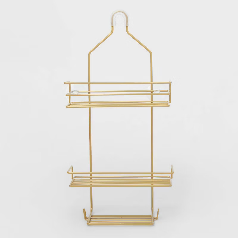 Metal Over The Shower Storage Brass - Room Essentials™ | Target