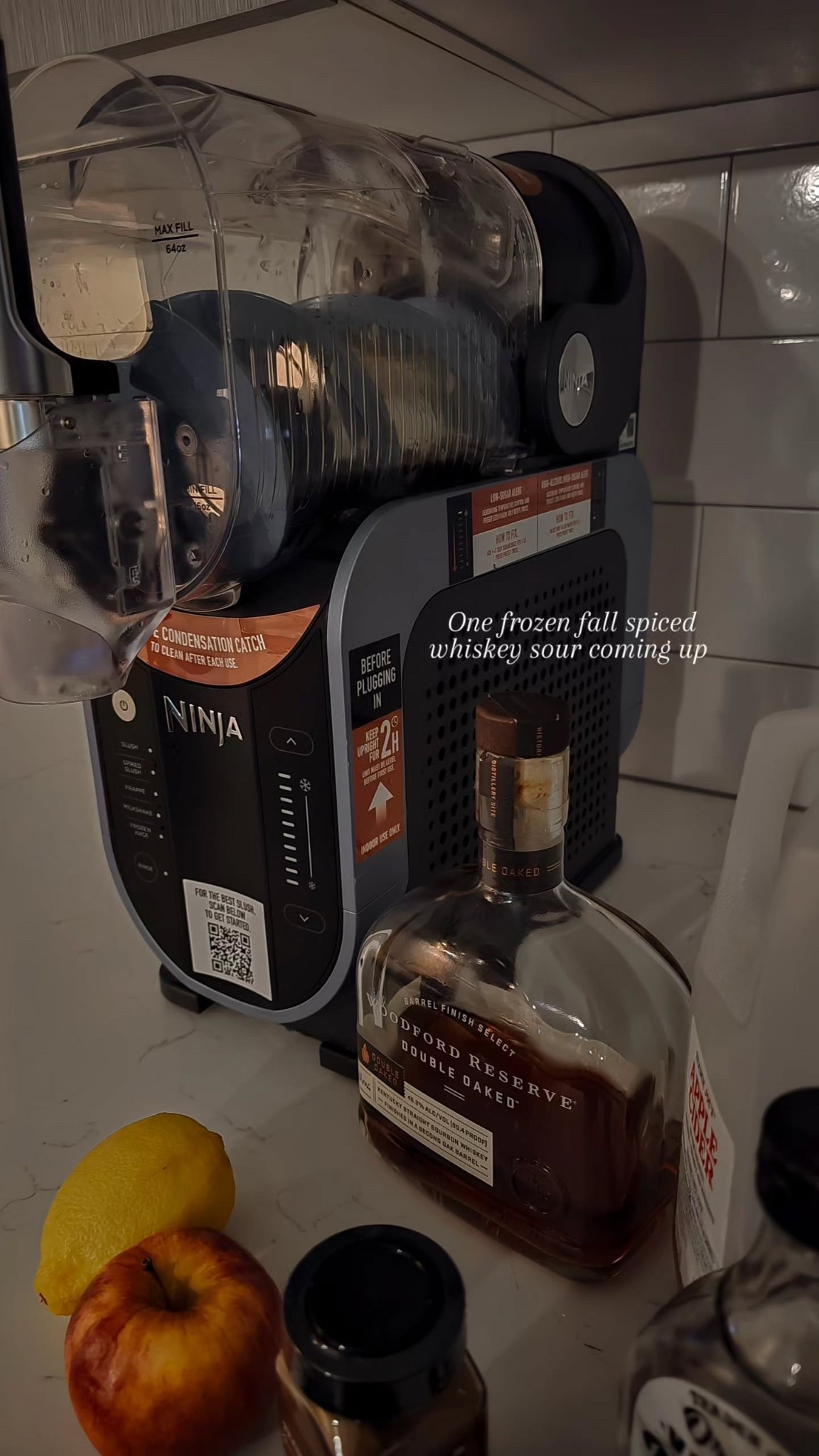 One frozen fall spiced whiskey sour coming up. Ninja Slushi maker. 

#LTKfoodie #LTKGiftGuide #LTKCyberWeek