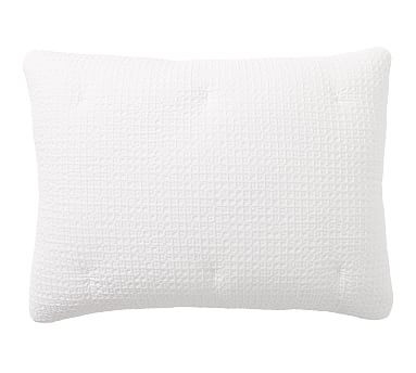 Vintage Washed Cotton Linen Comforter Sham | Pottery Barn (US)