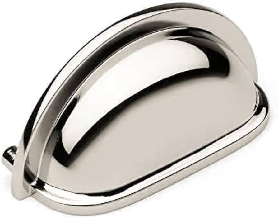 khtumeware 10 Pack 3" Polished Nickel Drawer Cup Pulls Cabinet Cup Pulls Bin Kitchen Hardware Cab... | Amazon (US)