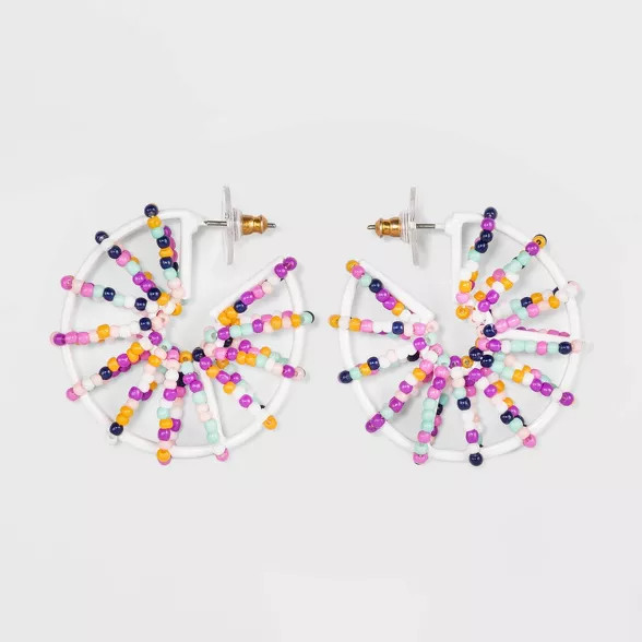 SUGARFIX by BaubleBar Pinwheel Hoop Earrings | Target