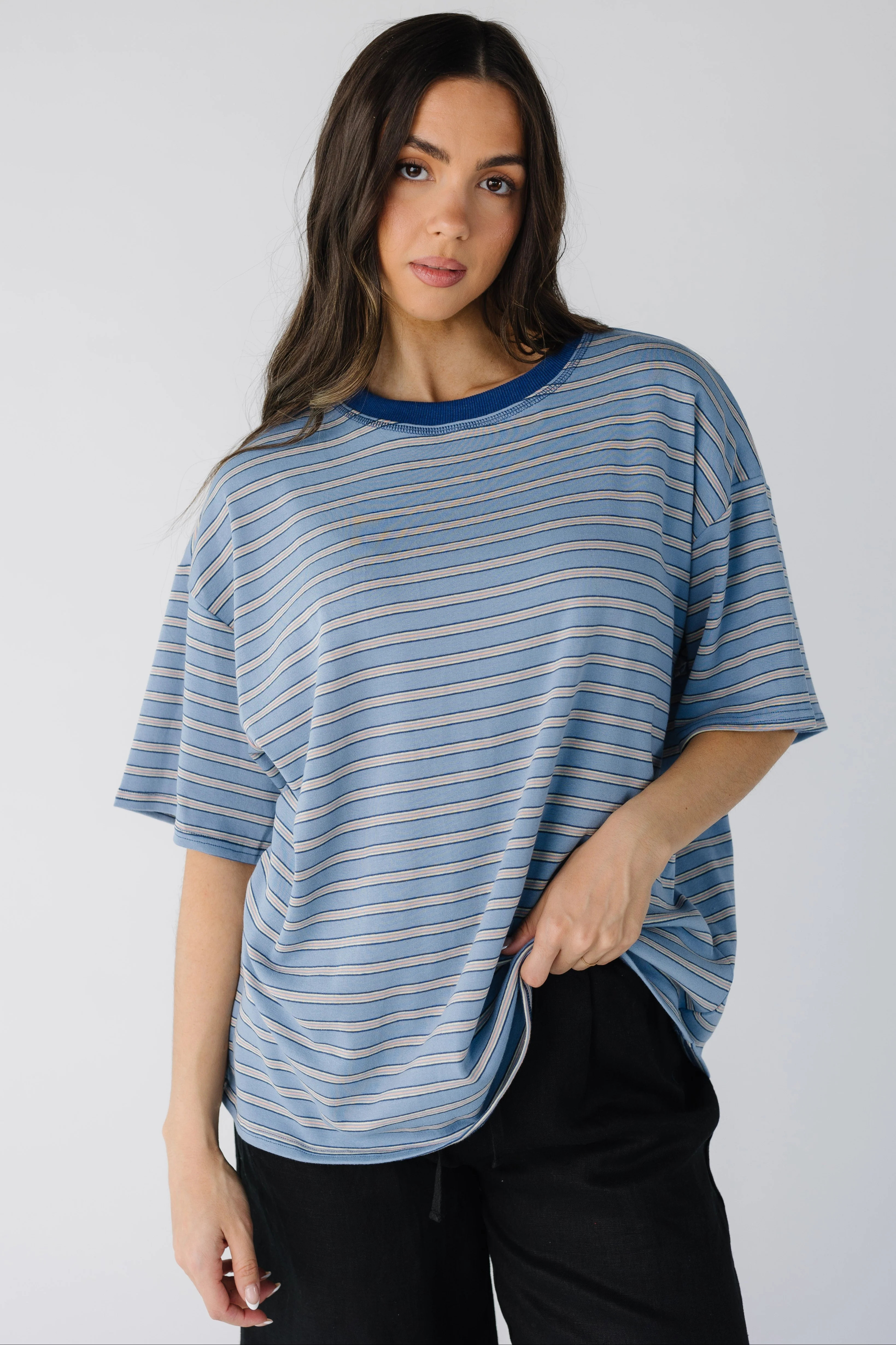 Oversize Stripe T-shirt | Called To Surf