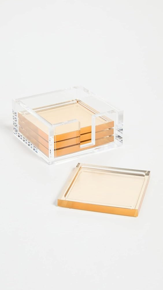 Women's Acrylic Coasters - Gold | Amazon (US)