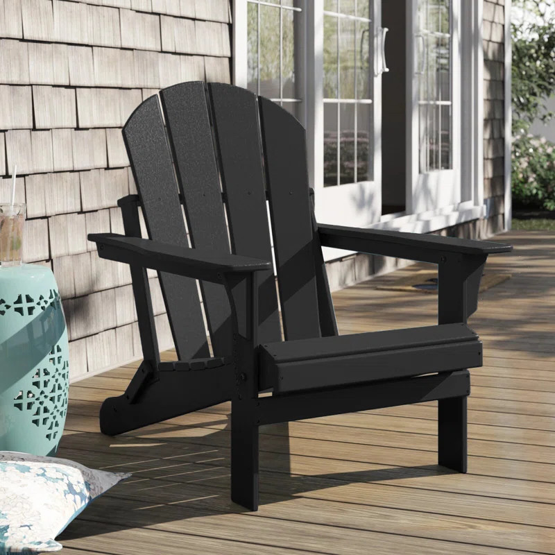 Beachcrest Home Shawnna Weather-Resistant Foldable Outdoor Adirondack Chair & Reviews | Wayfair | Wayfair North America