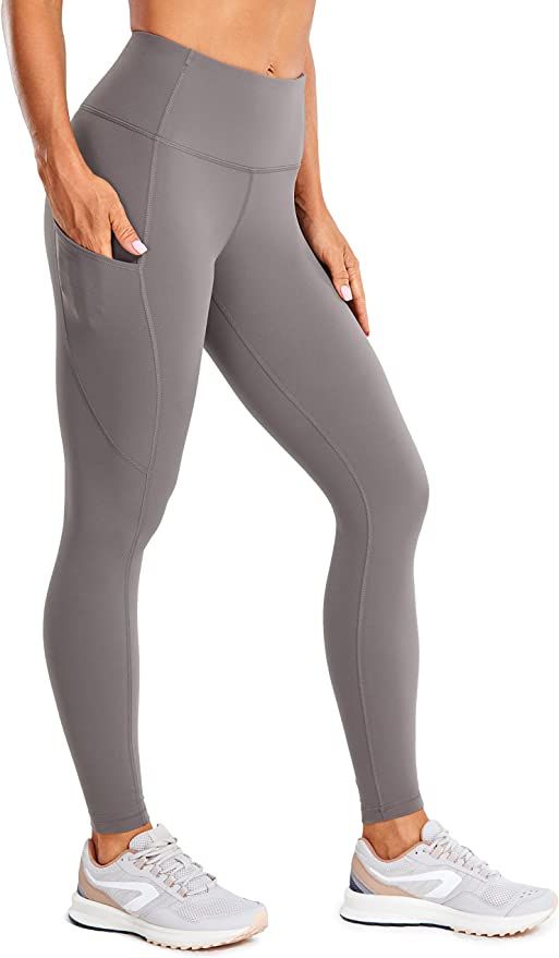 CRZ YOGA Light-Fleece Warm Leggings for Women 25''/28''' - Thick Brushed Pants High Waisted Worko... | Amazon (US)