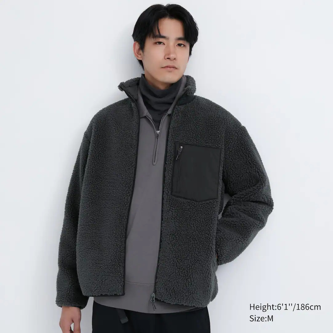 WINDPROOF OUTER FLEECE JACKET | UNIQLO (UK)