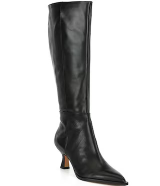 Auggie Leather Knee High Boots | Dillard's
