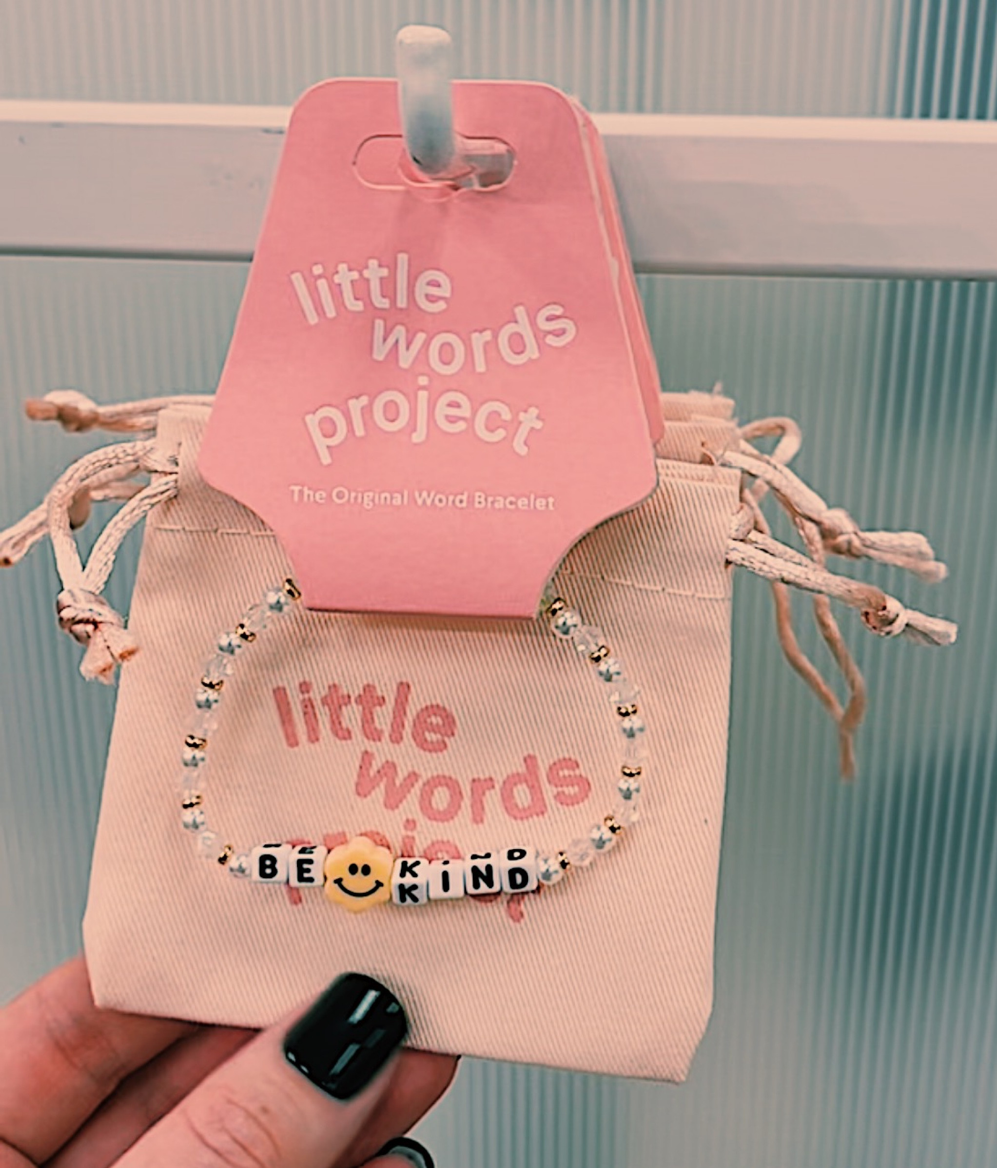 @littlewordsproject is now available @target ✌🏼✨ the CUTEST stackable bracelets with an awesome cause behind them, promoting self-love & mental wellness 💘 each saying & design is cuter then the next they’re so cute to mix & match 😍 I can’t pick a favorite because I love them ALL 🫶🏼