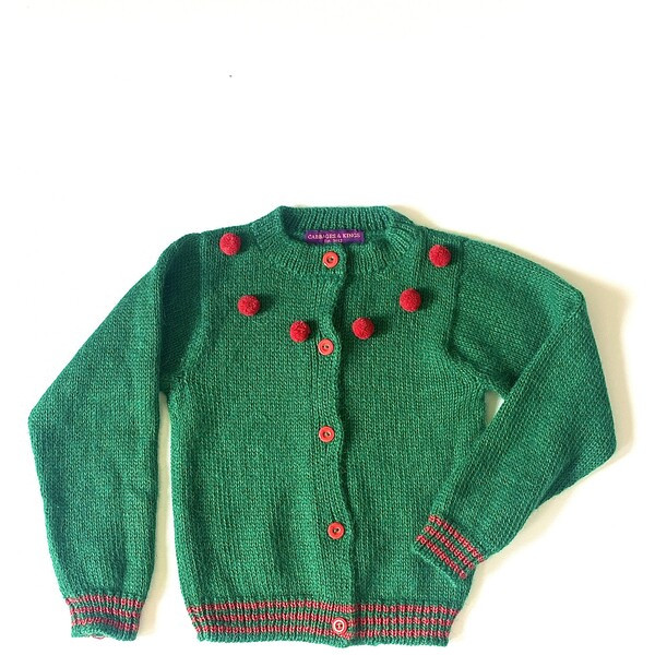Exclusive Holiday Emerald Cardigan | Maisonette