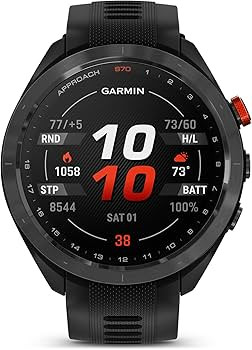 Garmin Approach S70 Golf Smartwatch, Full-Color CourseView Maps AMOLED Display, Advanced Shot Exe... | Amazon (US)
