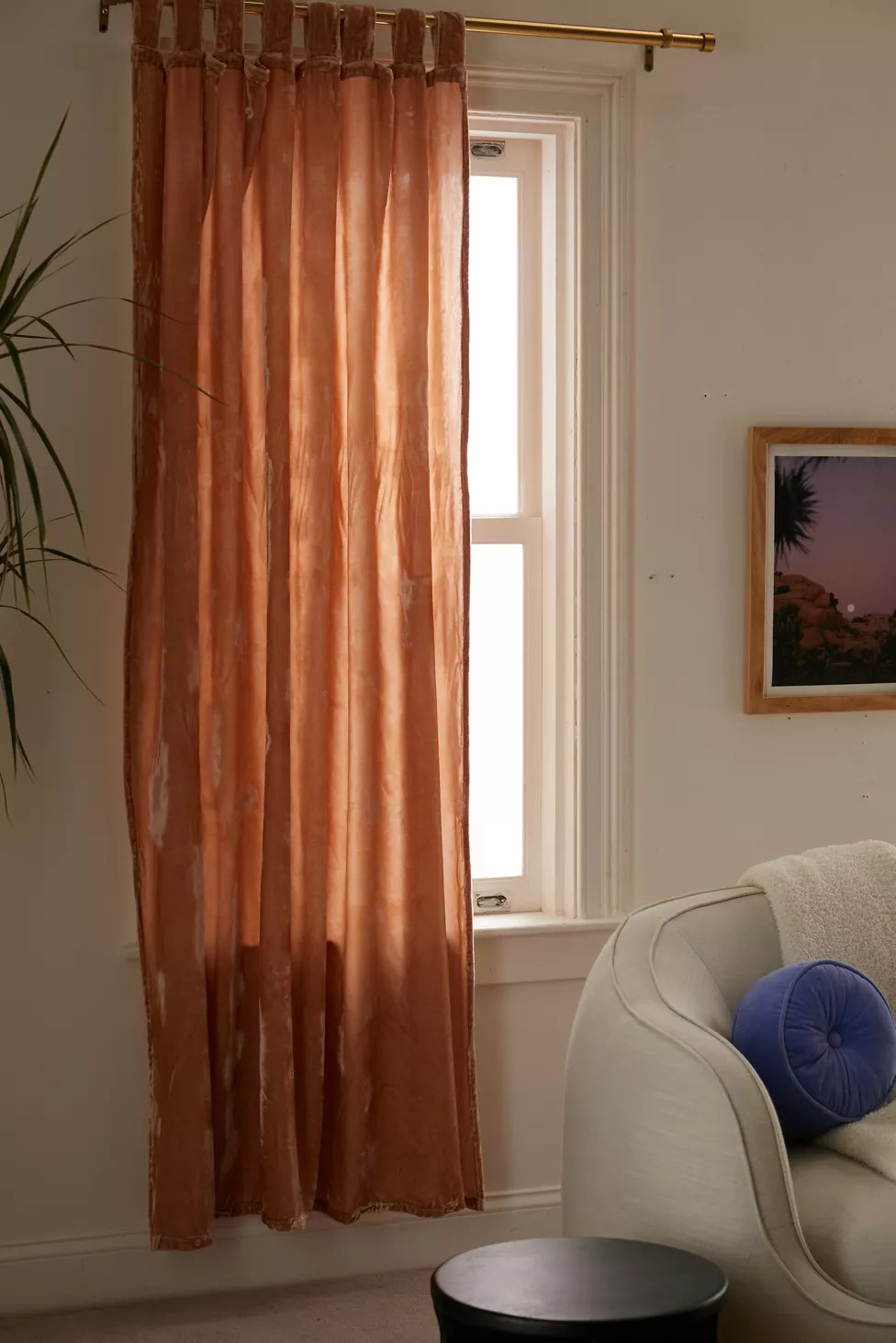 Beau Velvet Window Panel | Urban Outfitters (US and RoW)