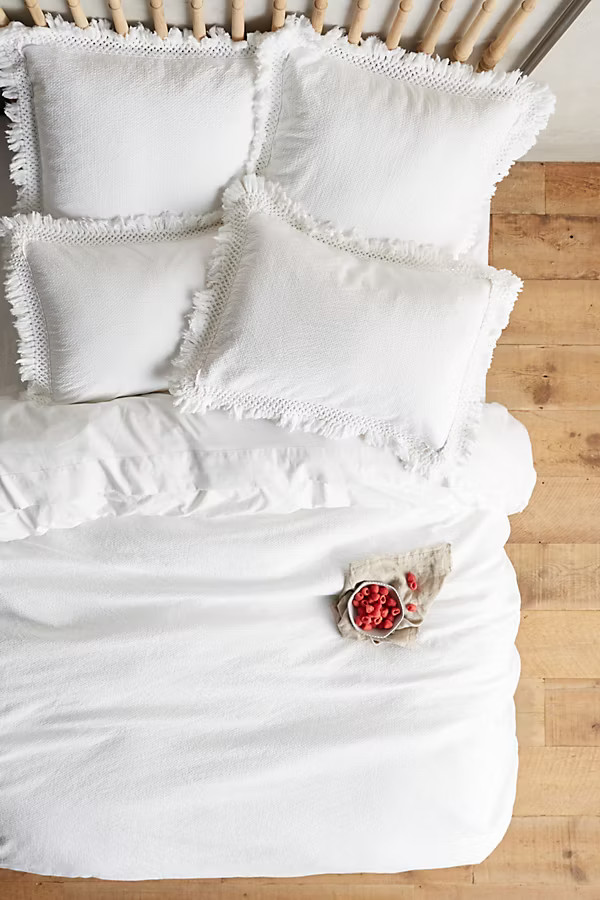 Matelasse Liora Duvet Cover | Anthropologie (US)
