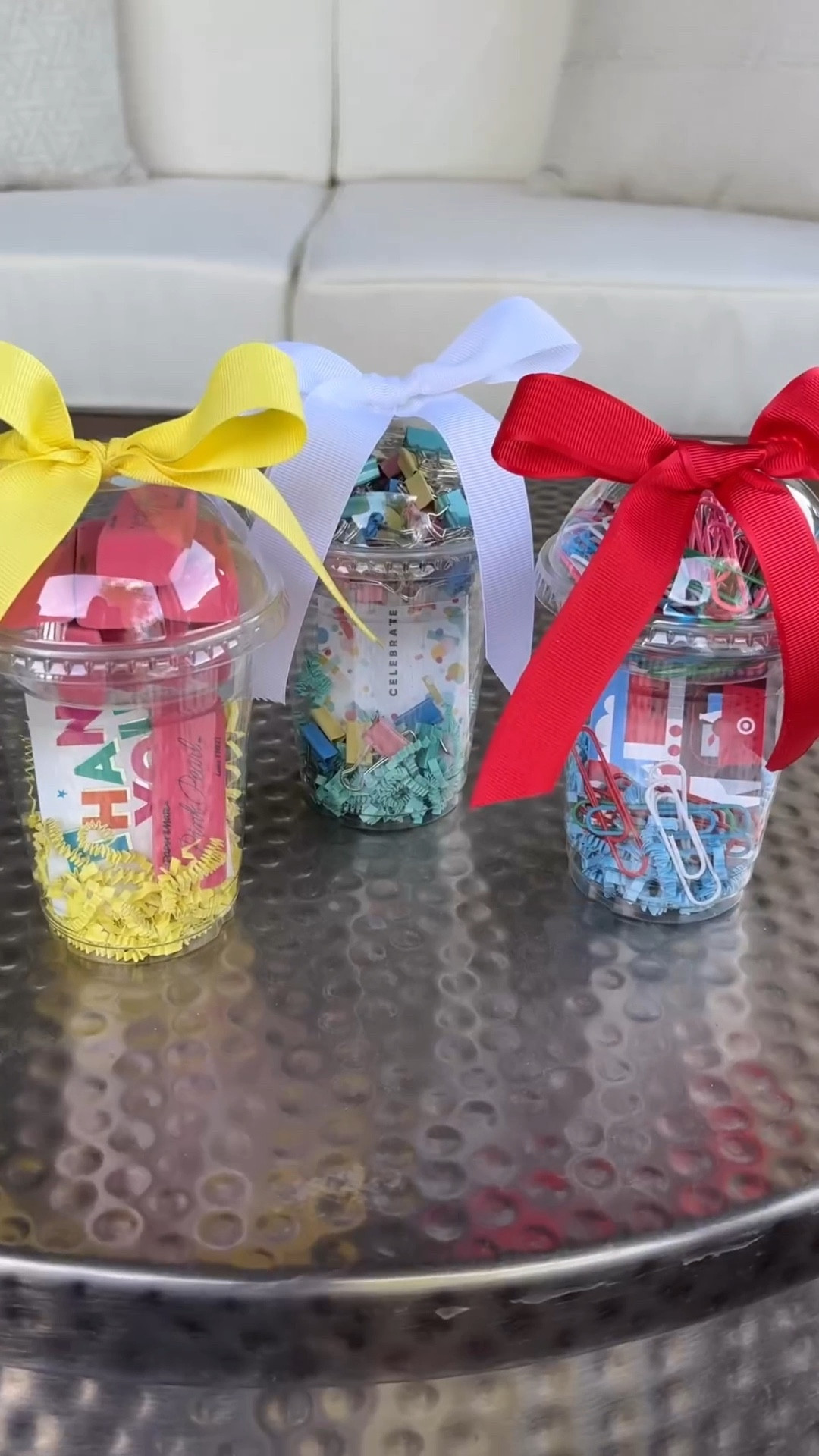 Round Two of the Parfait Cup Gift Card - TEACHER STYLE! ✏️✏️✏️⁣⁣⠀
⁣⁣⠀
We used Pink Pearl Erasers, Paper Clips, and Binder Clips. Which one of these is your favorite?⁣⁣⠀
⁣⁣⠀
#pinkpearleraser #pinkpearl #teachergiftideas #teachergift #teacherappreciationweek #teacherappreciationday #simplegifts #easygifts

#LTKFamily #LTKKids