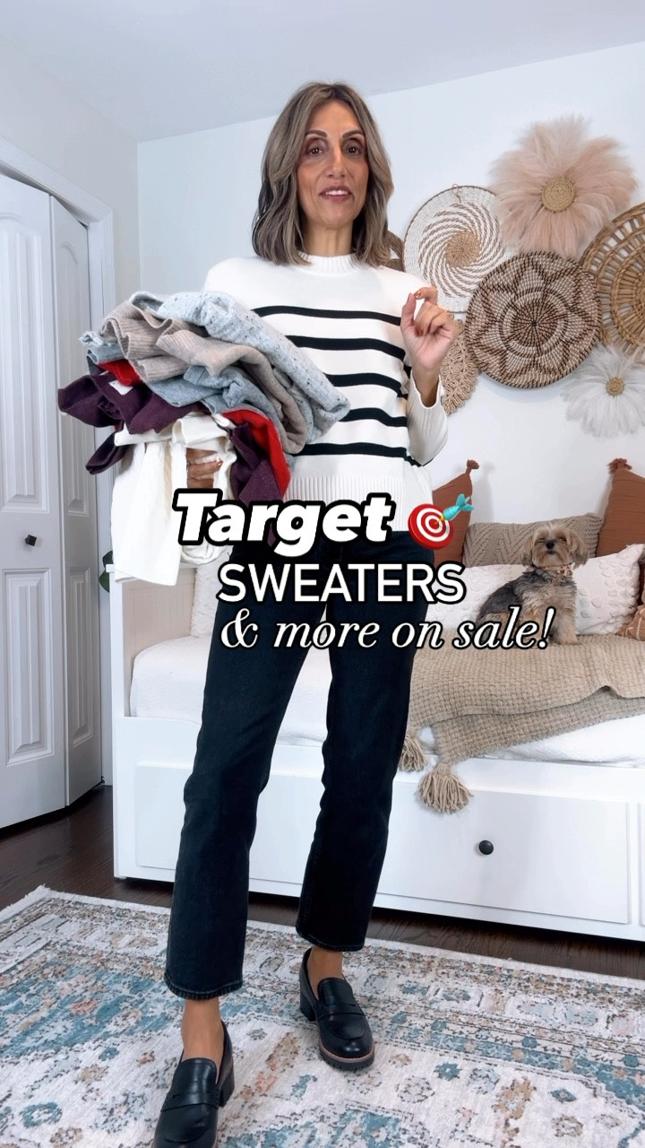 Target sale 25% off 
Sweaters and more 

#LTKSaleAlert #LTKFindsUnder50 #LTKOver40