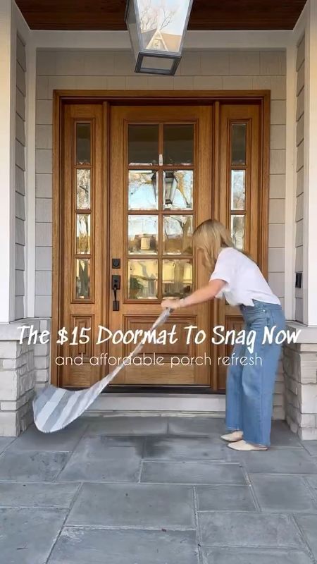 Spring front porch refresh!! Loving these pretty and affordable Target finds for your porch or patio. And this cute doormat is just $15...don't wait! 

(5/17)

#LTKHome #LTKStyleTip #LTKVideo