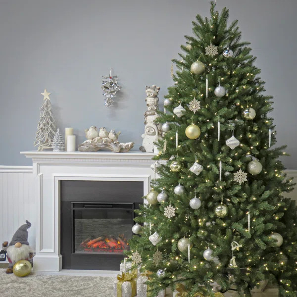 Dunhill Fir Tree with Clear Lights | Wayfair North America