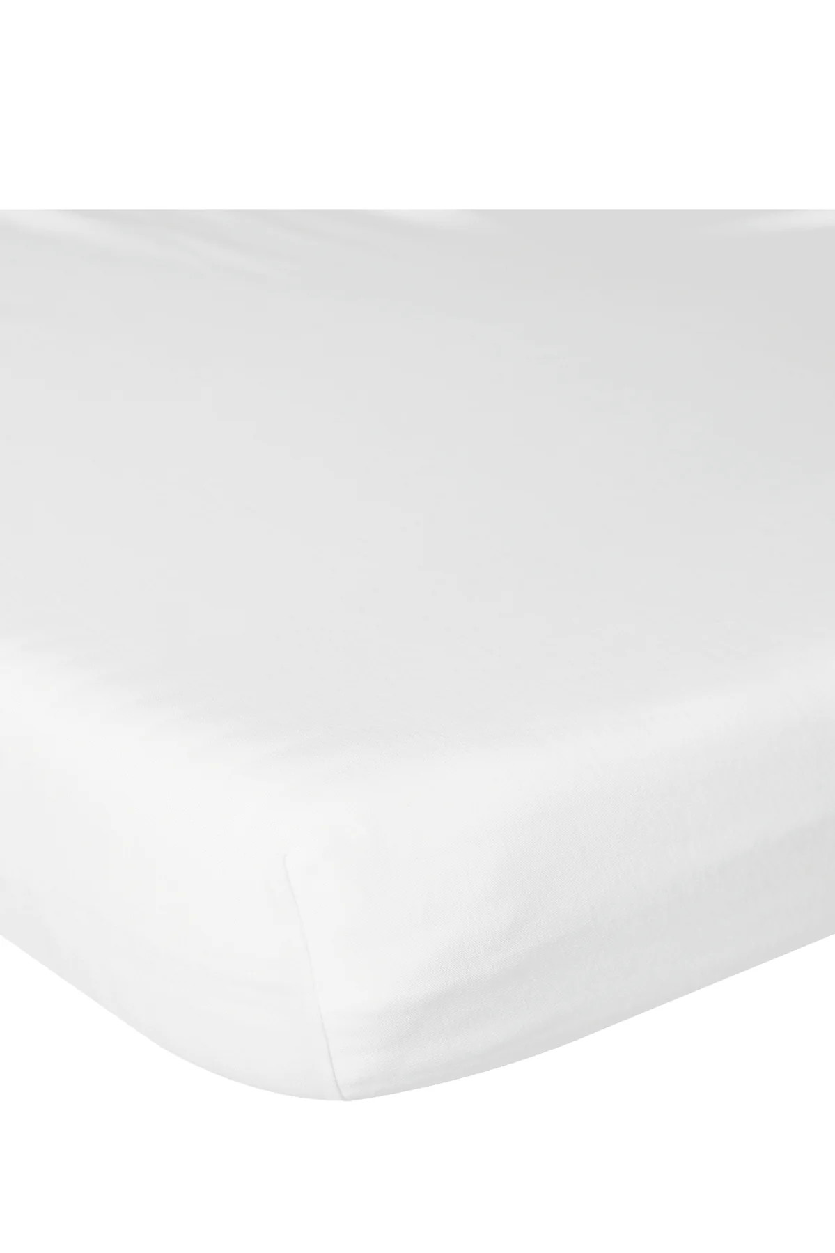 White Pima Crib Sheet | Loozieloo