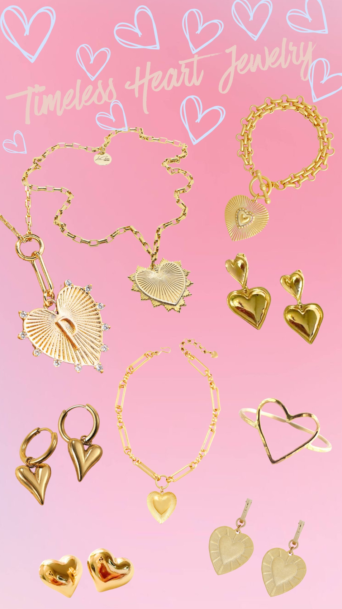 Timeless heart jewelry that you can wear everyday and it matches with everything.💗



#LTKSpringSale #LTKMostLoved #LTKstyletip
