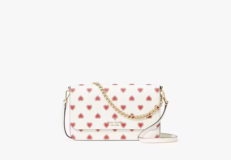 Madison Heartfelt Geo Flap Crossbody | Kate Spade Outlet
