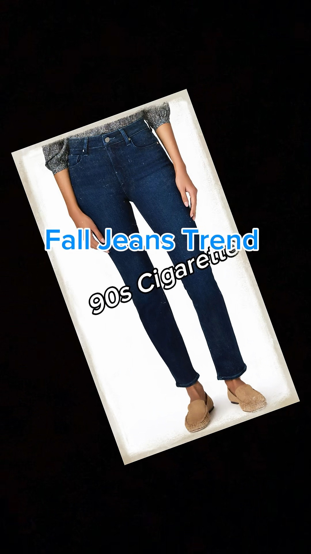 Channeling my inner 90s supermodel with these cigarette jeans. The high waist and narrow leg create such a chic, elongated line. Perfect for weekend brunches or casual Fridays. Find similar styles below. Fall Outfit. Fall Denim.

#LTKSeasonal #LTKOver40 #LTKootd