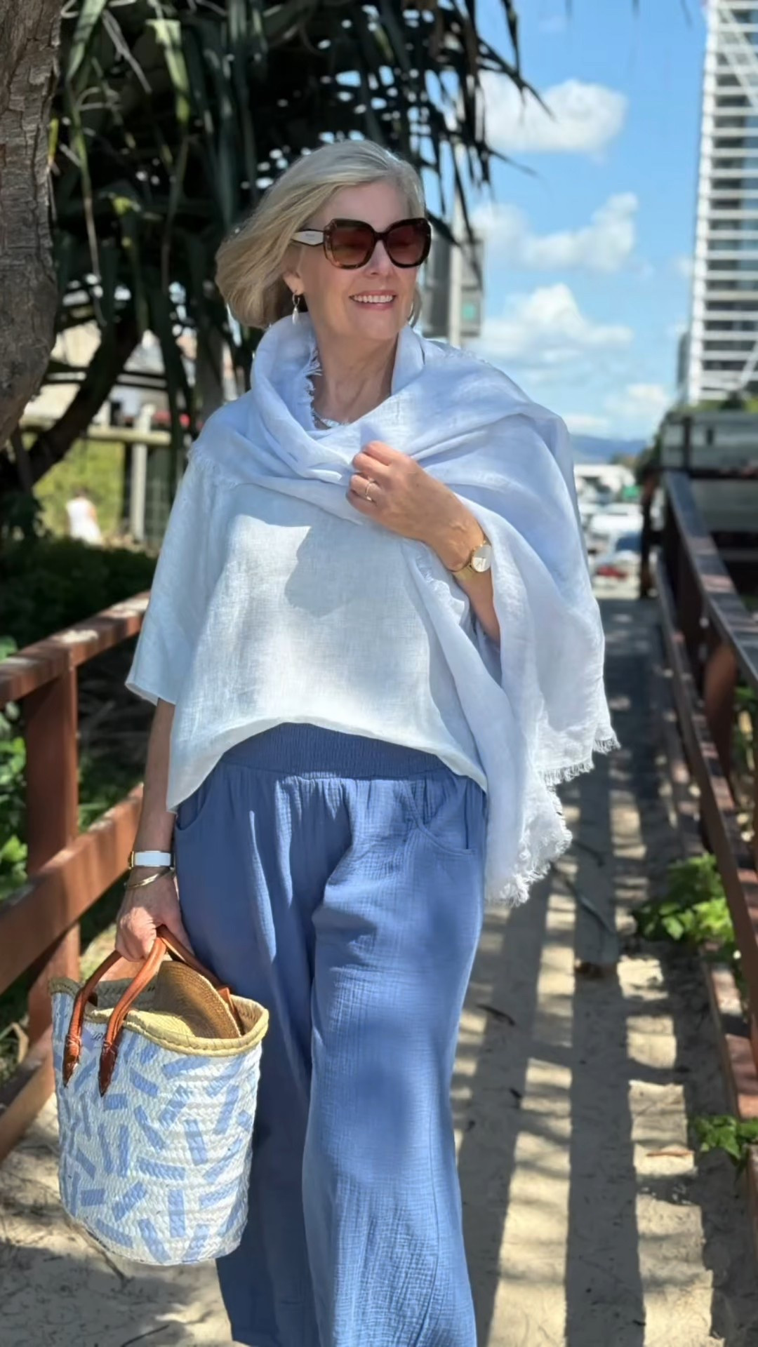 ALL THE BLUES! A CHIC COMBINATION! 🩵💙

Mixing these gorgeous shades of blue in soft summer fabrics, linen pieces from @nomad.the.label that are effortlessly chic and quietly confident.

A matching linen scarf adds just the right amount of detail, making this look perfect for holiday lounging or relaxed everyday elegance. 
Linda 175cms wears all Size M (usual size is 12)


#LTKstyletip #LTKaustralia #LTKover50style