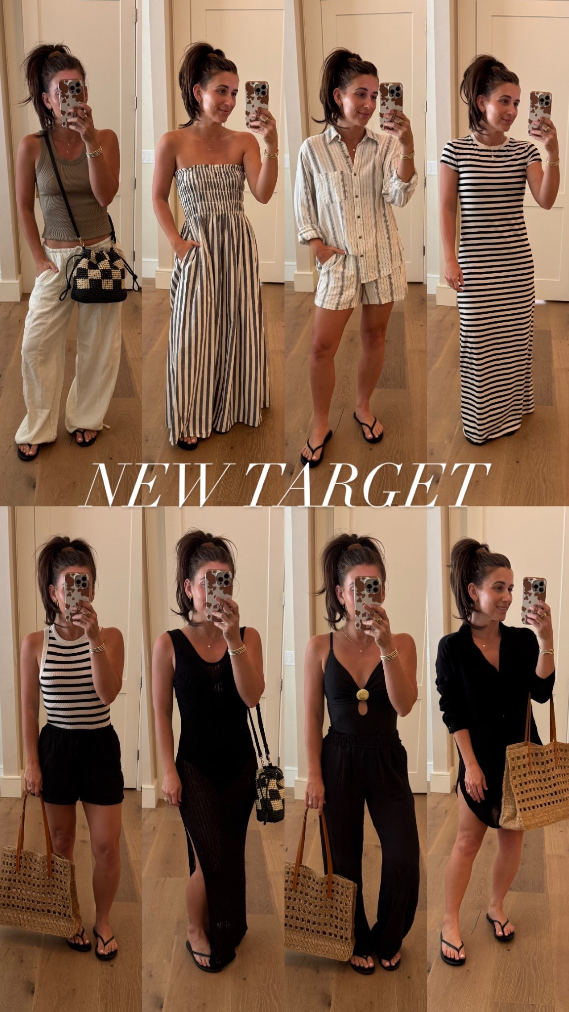 New target spring break outfits

Linen drawstring pants size small
Beige tank top size xs 
Stripe sweatshirt set top size small
Stripe comfy shorts size small
Black linen shorts size xs 
Stripe maxi dress size small
Black coverup maxi dress size small
Stripe button shirt size xs
Stripe linen shorts size small
Black one piece shell swimsuit size small
Strapless dress size xs 
Black coverup shirt dress size xs 
Beach tote bag
Black sandals size 7

#springbreak #target #laurabeverlin #LTKSpringSale