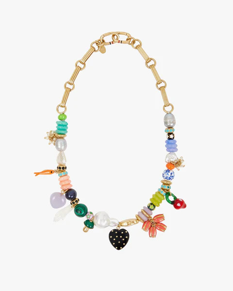 Beaded Statement Necklace | Clare V.