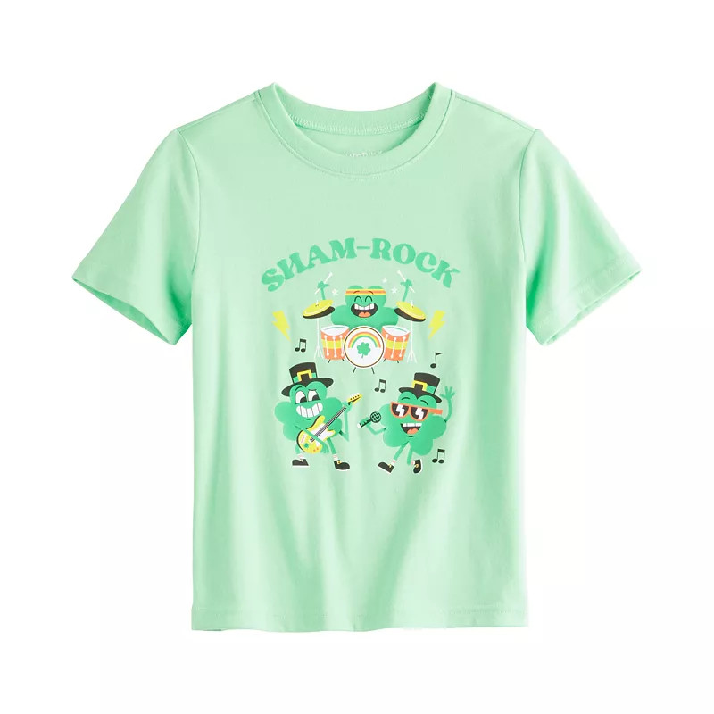 Boys 4-12 Jumping Beans® Short Sleeve St. Patrick's Day Graphic Tee | Kohl's