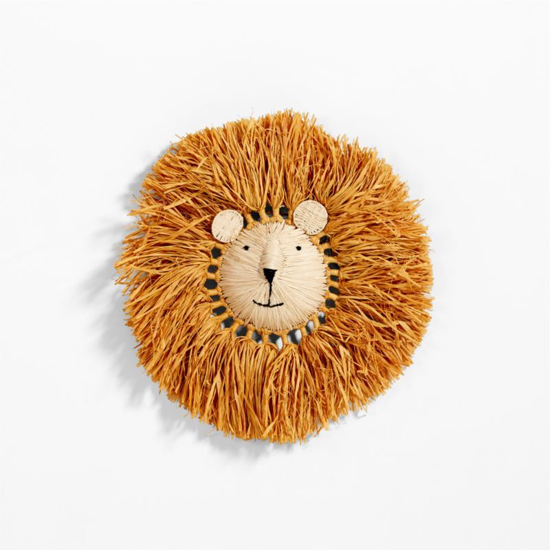 All Across Africa Lion Head Wall Decor + Reviews | Crate & Kids | Crate & Barrel