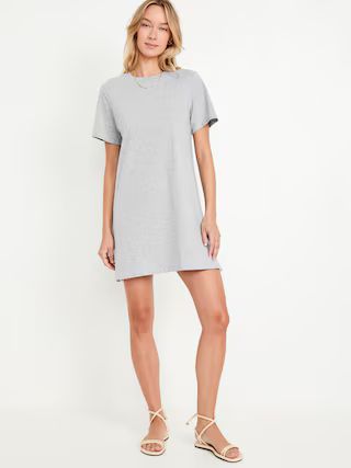 Crew-Neck Mini T-Shirt Dress | Old Navy (US)