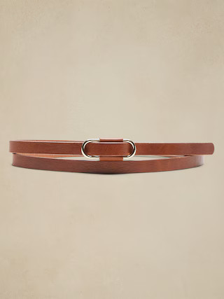 Leather Slider Trouser Belt | Banana Republic Factory