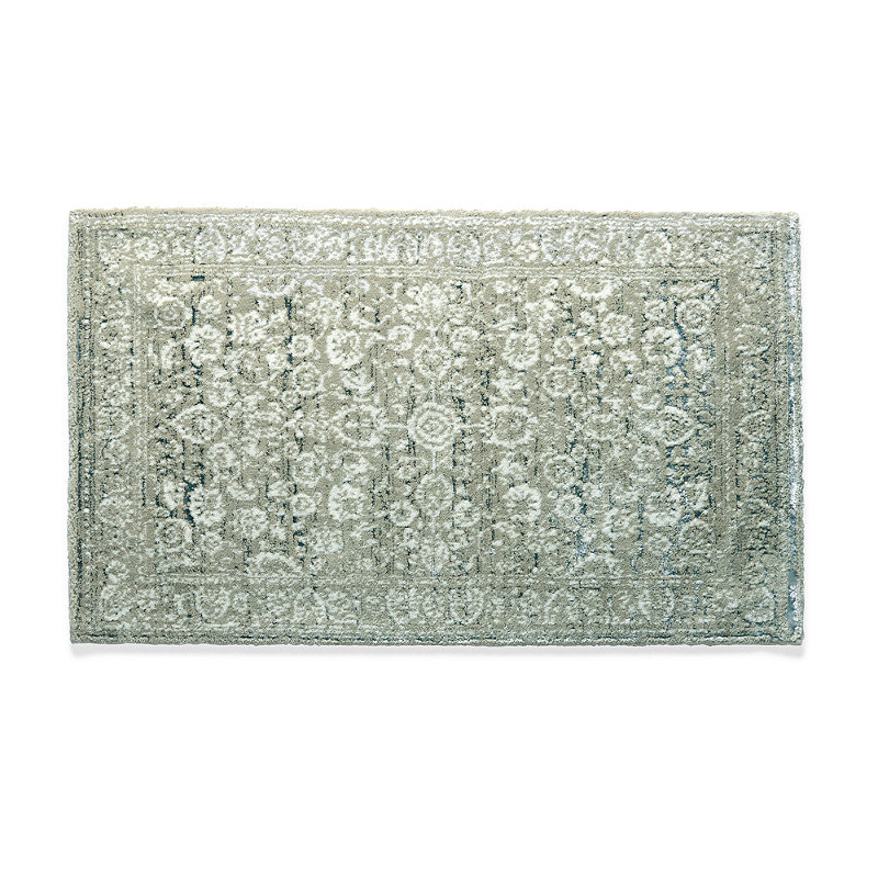 Mila Vintage Bath Rug - Fog, 30" x 50" - Frontgate | Frontgate