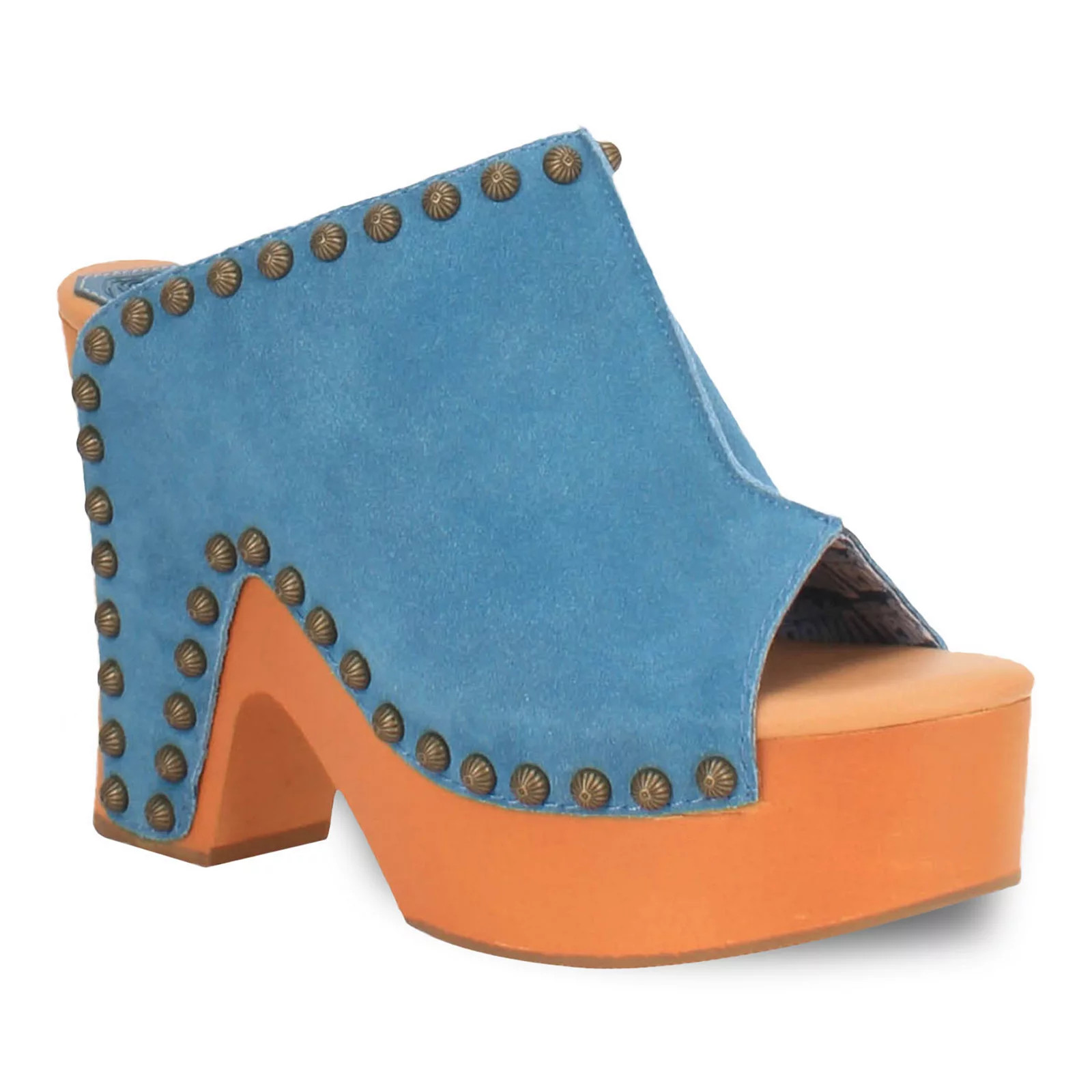Dingo Peace N' Love Women's Leather Platform Sandals, Size: 11, Med Blue | Kohl's